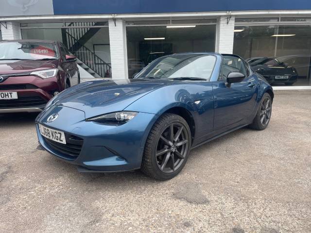 Mazda MX-5 2.0 Sport Black 2dr - FMSH - H/LEATHER -  NAV Convertible Petrol Blue