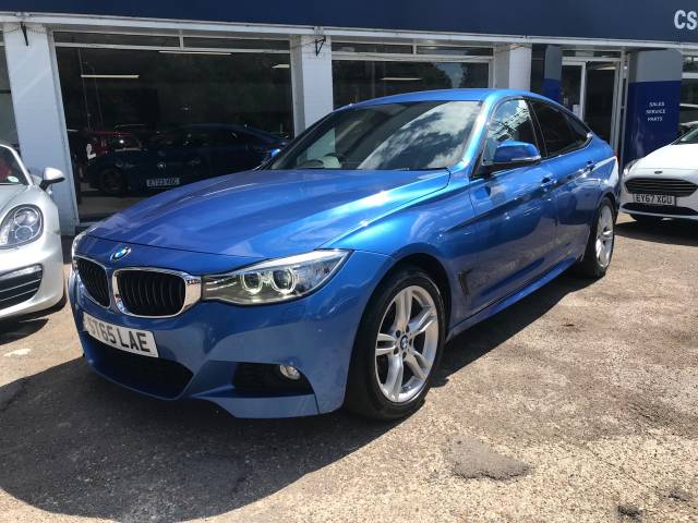 BMW 3 Series 2.0 320d M Sport 5dr Step Auto [Business Media] - FSH -  SAT NAV - PARKING SESNORS - CAMERA - Hatchback Diesel Blue