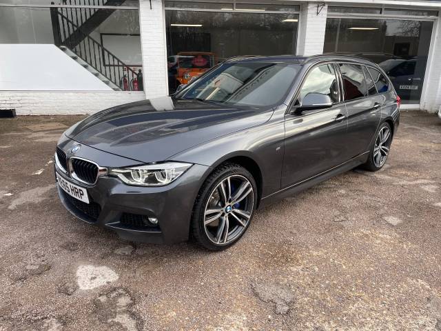 BMW 3 Series 2.0 320d xDrive M Sport 5dr Step Auto - FBMWSH - H/LEATHER - PARKING SESNOSR- LED LIGHTS - H/K Estate Diesel Mineral Grey