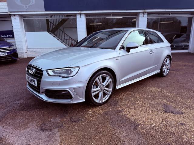 Audi A3 1.4 TFSI S Line 3dr - FSH - NAV - 1/2 LEATHER - BLUETOOTH - Hatchback Petrol Silver