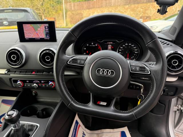 2013 Audi A3 1.4 TFSI S Line 3dr - FSH - NAV - 1/2 LEATHER - BLUETOOTH -