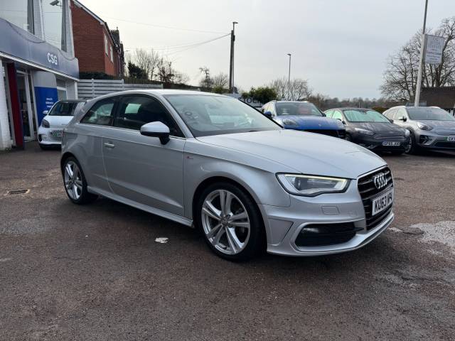 2013 Audi A3 1.4 TFSI S Line 3dr - FSH - NAV - 1/2 LEATHER - BLUETOOTH -